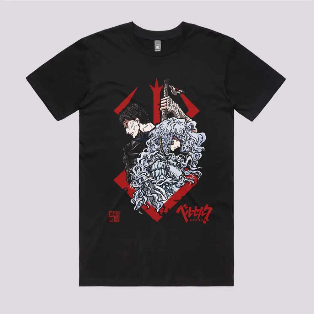 Berserk Art T-Shirt | Anime T-Shirts - Limitee Apparel