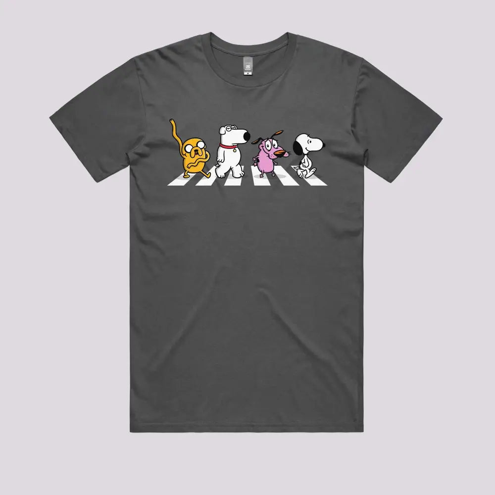 Dogs on Abbey Road T Shirt Graphic Tees Australia Limitee Apparel