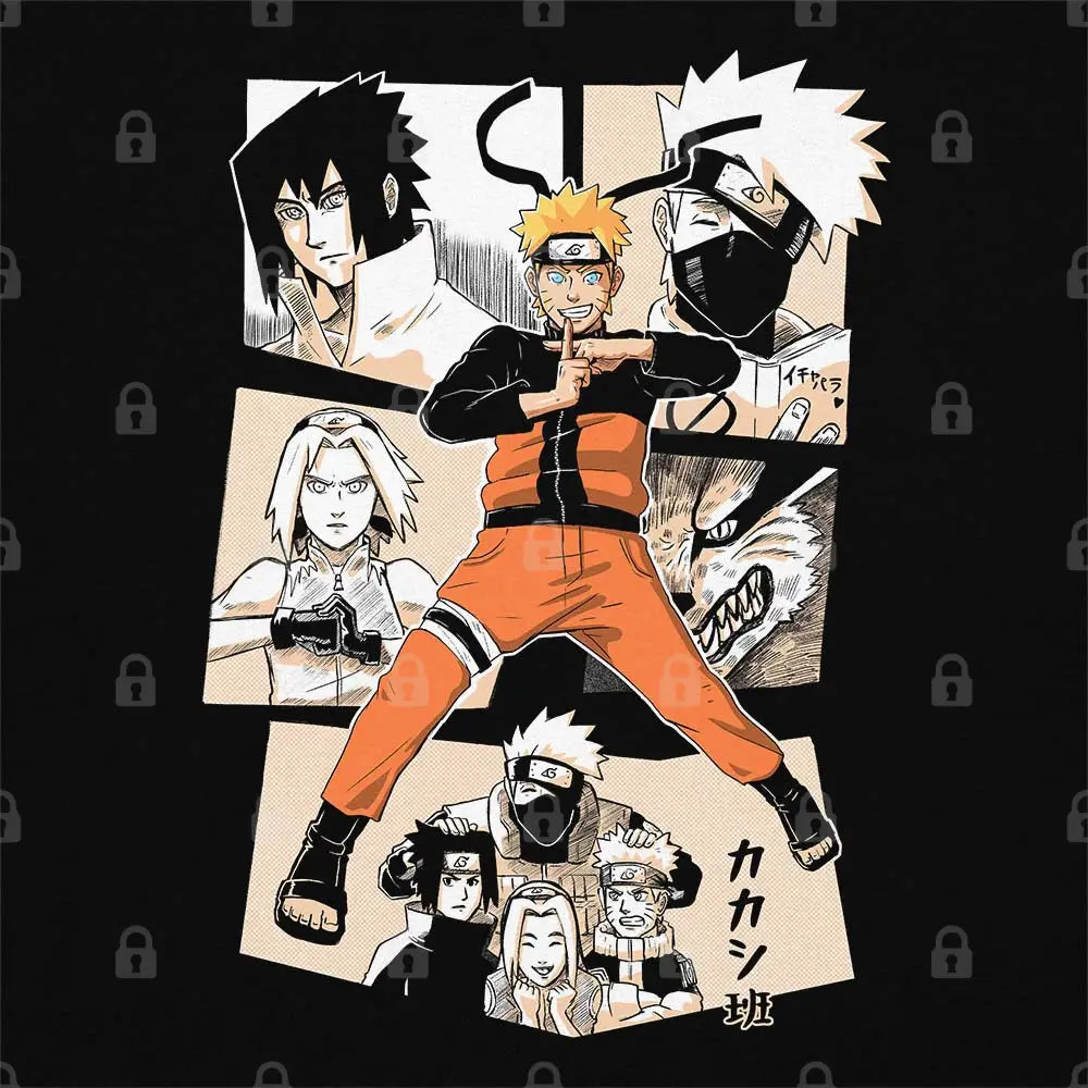 Ninja Comics T-Shirt | Anime T-Shirts - Limitee Apparel