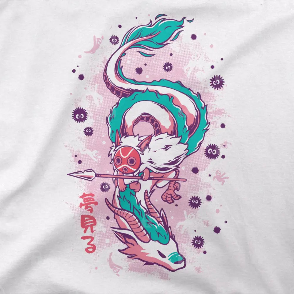 The Princess And The Dragon T-Shirt | Anime T-Shirts