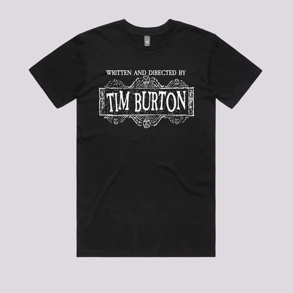 Written and Directed by Tim Burton T Shirt Halloween T Shirts